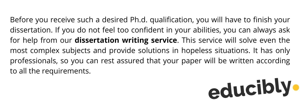 dissertation writing service